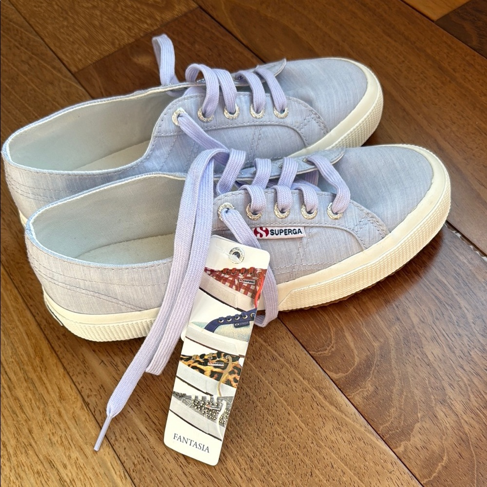 Superga Light Purple Canvas Sneakers
